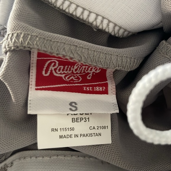 NWT Rawlings Men’s baseball pants grey - Picture 7 of 8